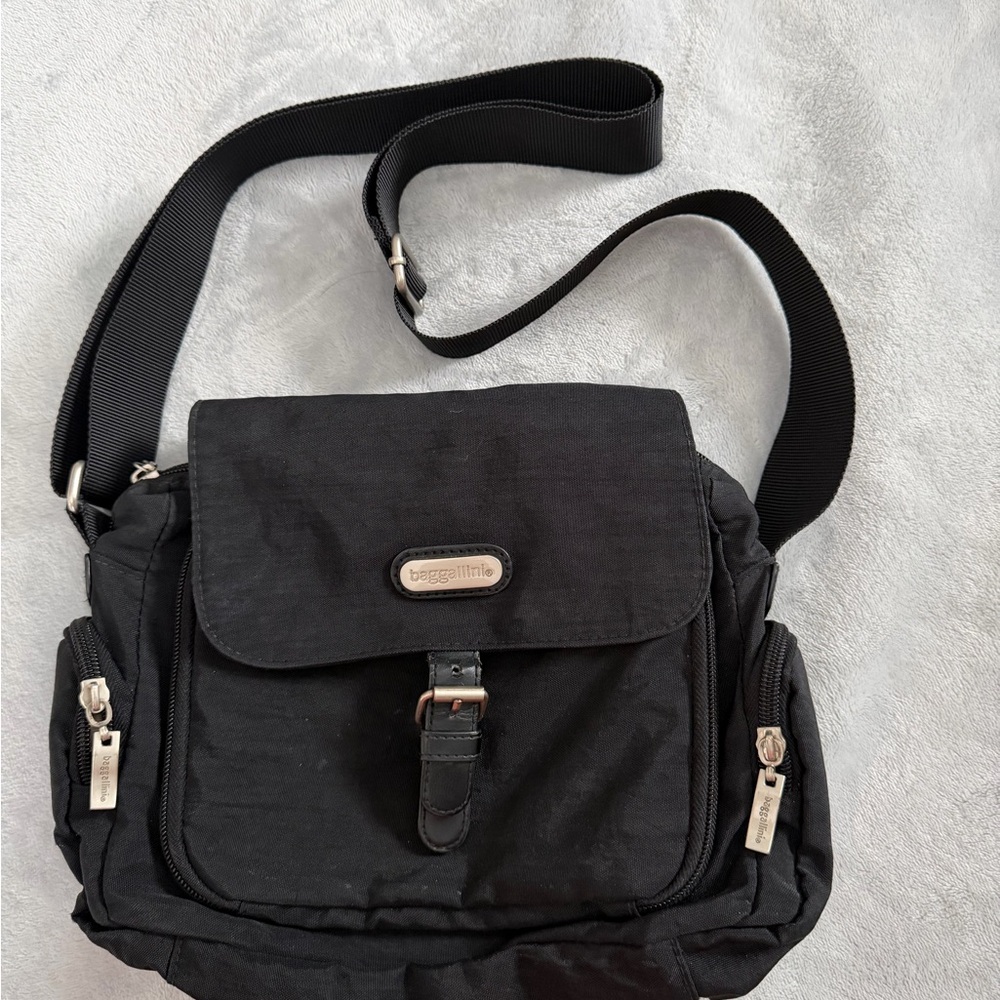 Black Crossbody Bag by Baggallini